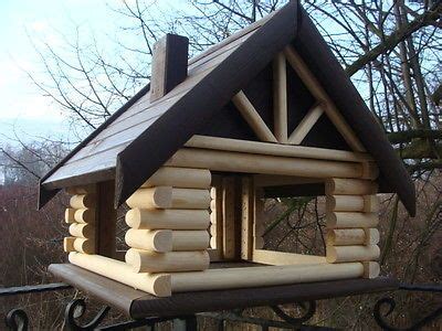 Luxus XXL Vogelhaus Dunkel Braun In Garten Terrasse Dekoration