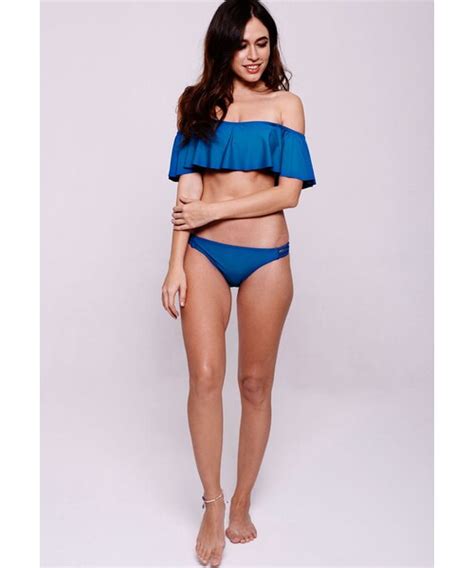 Malibu BeachwearマリブビーチウェアーのCielo Flounce Bandeau Bikini Setその他 WEAR