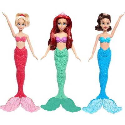 Disney Princess Ariel & Sisters Mermaid 12.7" Fashion Doll 3pk With ...