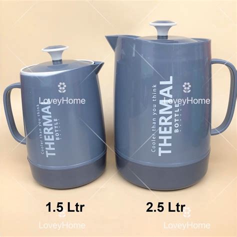 Matsu Thermal Water Jug Ice Pitcher Thermos Flask Hot Cold Thermo Jar Jag Air Tahan Panas Sejuk