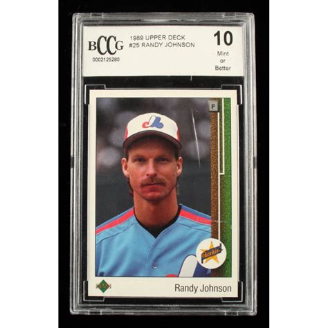 Randy Johnson Upper Deck Rc Bccg Pristine Auction