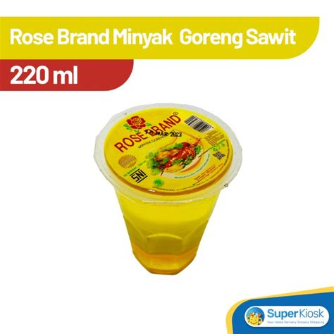 Jual Rose Brand Minyak Goreng Gelas 220ml Shopee Indonesia