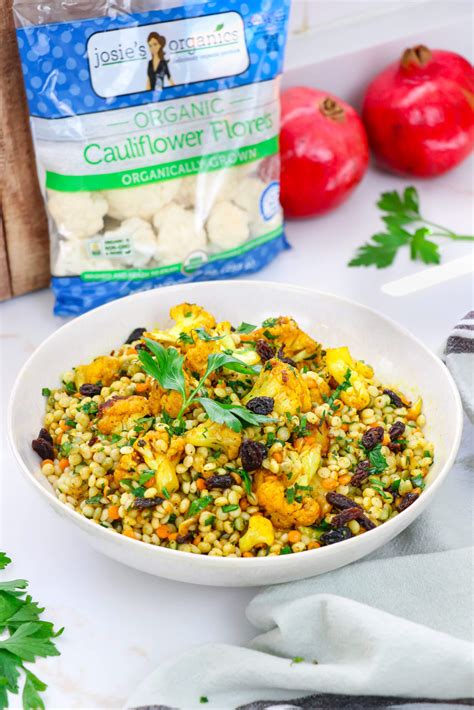 Moroccan Cauliflower Couscous Salad Josie S Organics