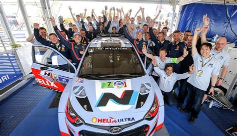 Hyundai Shell World Rally Team Secures First Double Finish In Style