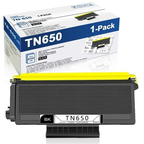 Tn650 Toner Cartridge 1 Black Replacement For Brother Hl 5240 5270dn