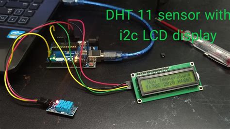 Temperature And Humidity Sensor Dht 11 With I2c Lcd Display 42 Off