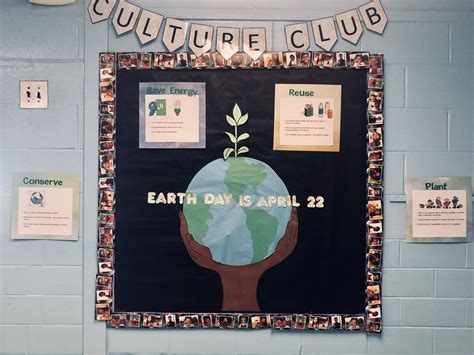 Earth Day Bulletin Board Simple