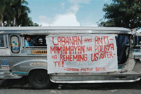 95 Of Albay Jeepney Drivers Operators Join Transport Strike