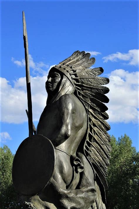 Red Indian Statue Buffalo Bill Centre Of The West Cody Flickr