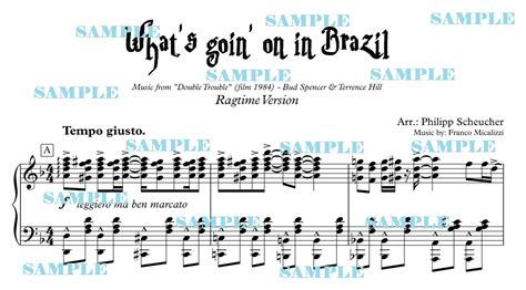 Whats Goin On In Brazil Sheet Music Philipp Scheucher