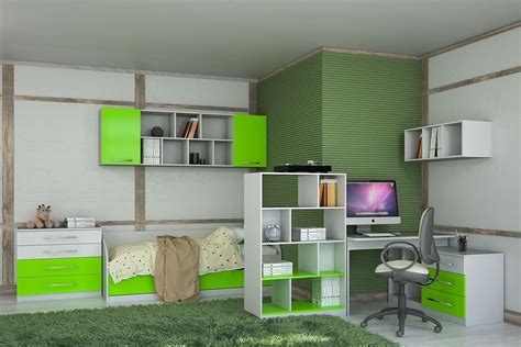 Детский гарнитур для школьника с кроватью и столом (Много фото ...