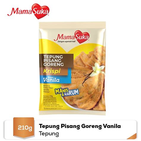 Mamasuka Fried Banana Flour Vanilla 70gr Shopee Malaysia