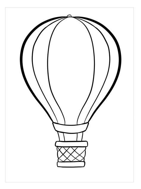 Coloriage Montgolfière à imprimer sur ColoriageEnfant