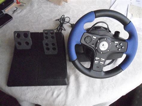Logitech Driving Force EX - Force Feedback Steering Wheel & Pedals | in ...