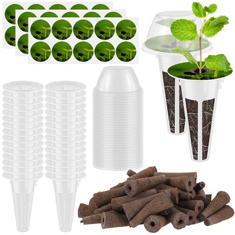 120Pcs Hydroponic Garden Accessories Pod Kit Reusable Plant Pod Kit