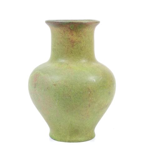 Roseville Pottery Antique Matte Green Vase Ebth