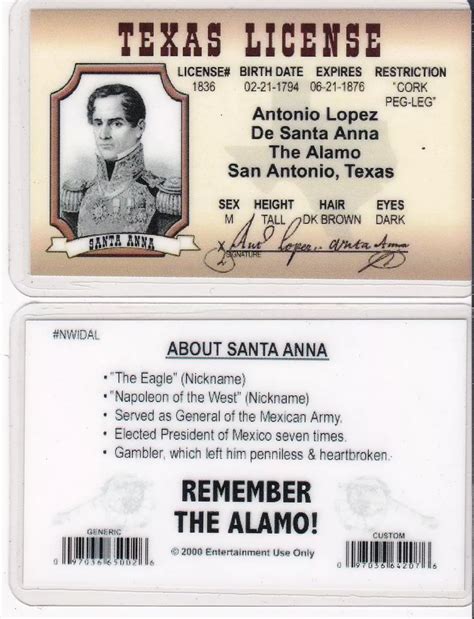 Temporary Texas Paper Id