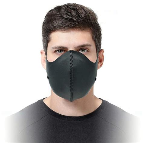 Pcs Reusable Ffp N Face Mask Black