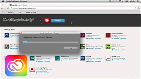 Installing Desktop Apps From Creative Cloud Adobe Creative Cloud Youtube