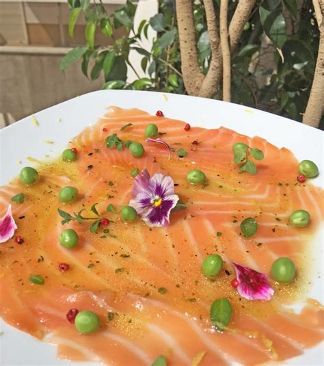 Smoked Salmon Carpaccio - Eat, Live, Be Grateful