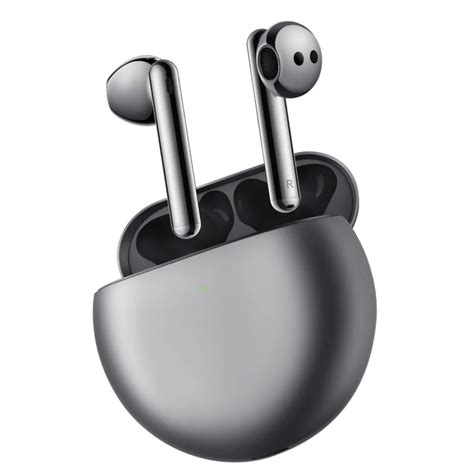 Наушники Вкладыши HUAWEI FreeBuds 4, серебристый - купить по доступным ...