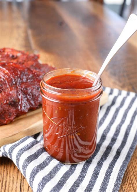 Homemade Spicy Barbecue Sauce Barefeet In The Kitchen