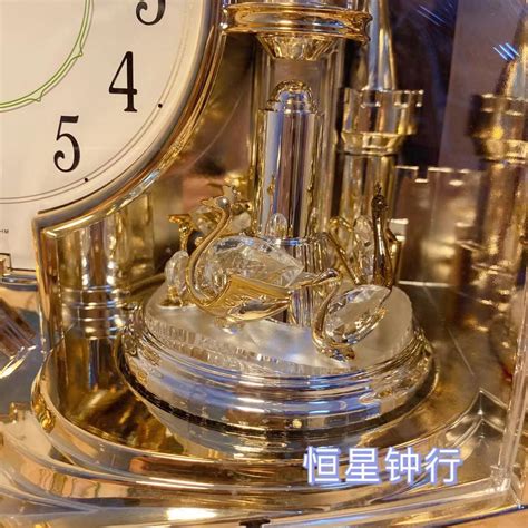 RHYTHM Japan Lisheng Clock Fashion Dynamic Silent Table Clock Swan Lake ...