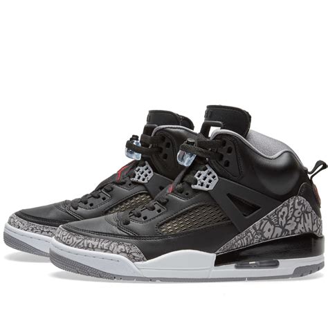 Nike Air Jordan Spizike Black Varsity Red And Grey End Us