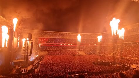 Rammstein Sonne Live Lyon France Groupama Stadium K