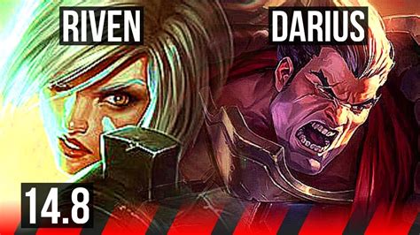 Riven Vs Darius Top 2500 Games 6 Solo Kills Dominating Euw