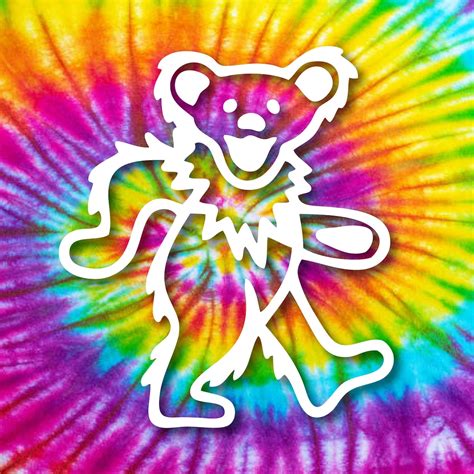 Grateful Dead Dancing Bear Vinyl Decal Assorted Colors & | Etsy