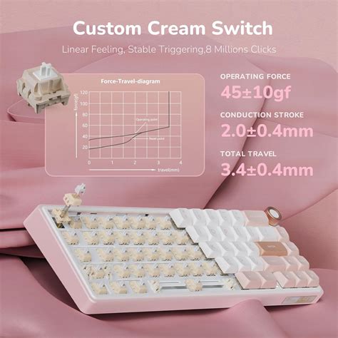 Rk Royal Kludge R Rgb Backlit Mechanical Gaming Keyboard With Volume Knob And Hot