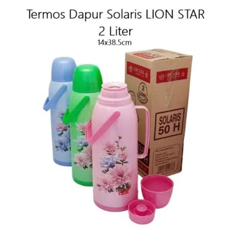 Termos Air Panas Lionstar Liter Solaris Termos Lion Star Lazada