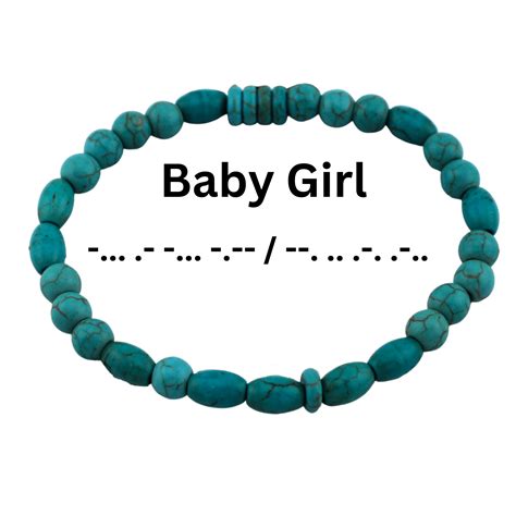 Bdsm Ddlg Submissive Bracelet Hidden Message Morse Code Turquoise Wris Captive Collars