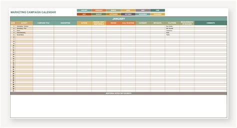 15 Free Marketing Calendar Templates | Smartsheet