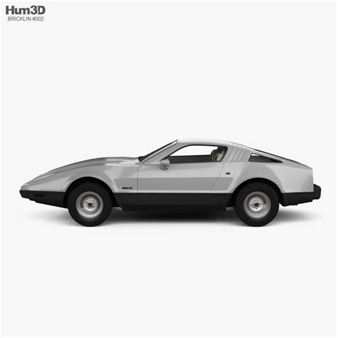 Bricklin SV 1 with HQ interior 1977 3D model - Download Hatchback on 3DModels.org