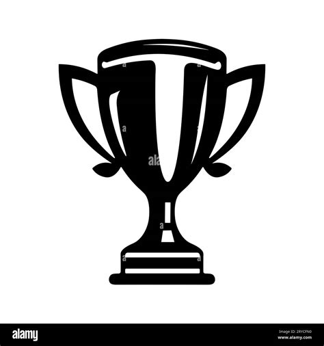 Trophy Icon Vector Illustration, Champion Cup Logo Template Stock ...