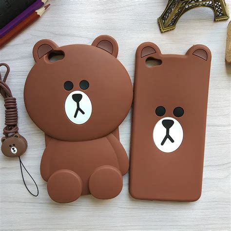 Cute Cartoon D Bear Phone Case For Vivo Y Y V Soft Silicone