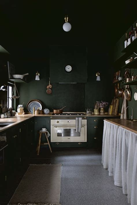 25 Moody Kitchens With Impeccable Taste Shelterness