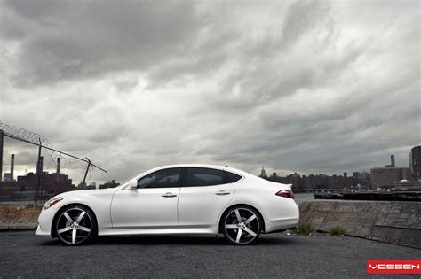 Luxury Visual Tweaks on Infiniti M37 Put on Vossen Rims — CARiD.com Gallery