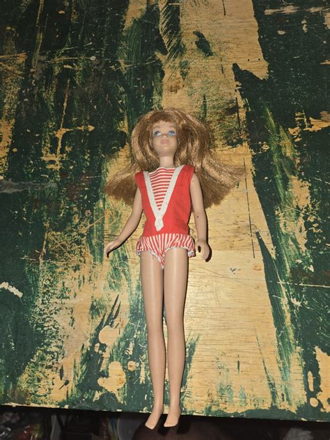 MATTEL BARBIE BLONDE SKIPPER DOLL ORIGINAL SWIMSUIT Vintage EBay