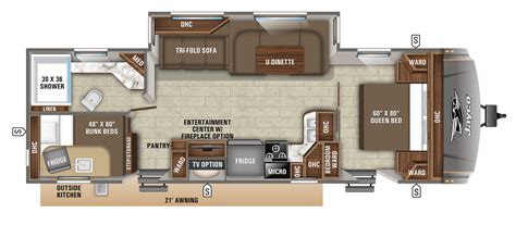 Bunkhouse Travel Trailer Floor Plans Viewfloor Co