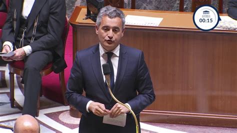 Gérald Darmanin interrompu en plein discours cette tonitruante alerte