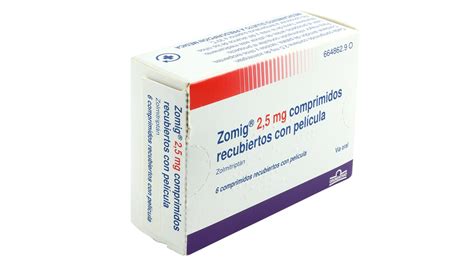 Zomig 2 5 Mg 3 Comprimidos Recubiertos Farmacéuticos