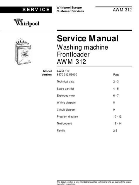 Whirlpool Manual | Washing Machine | Electrical Resistance And ...