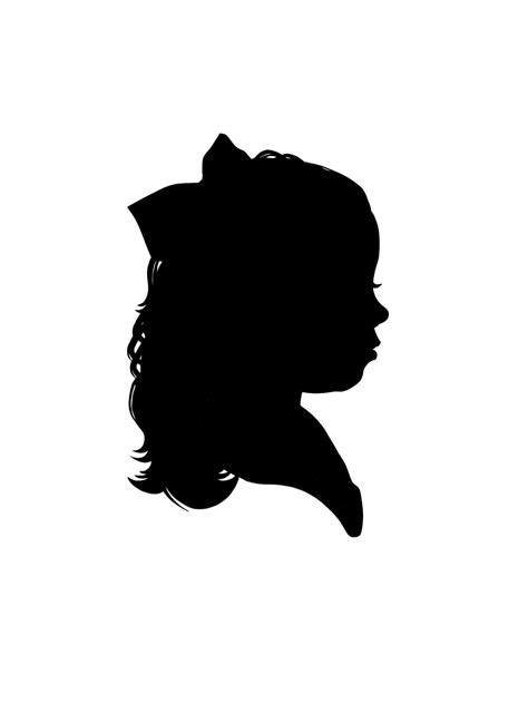 Digital Custom Silhouette Portrait Silhouette Art Silhouette