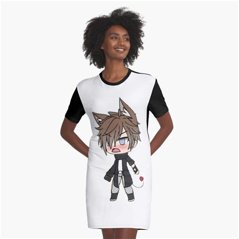 Gacha Life Design Gacha Life Series Glmm Graphic T Shirt Dress For