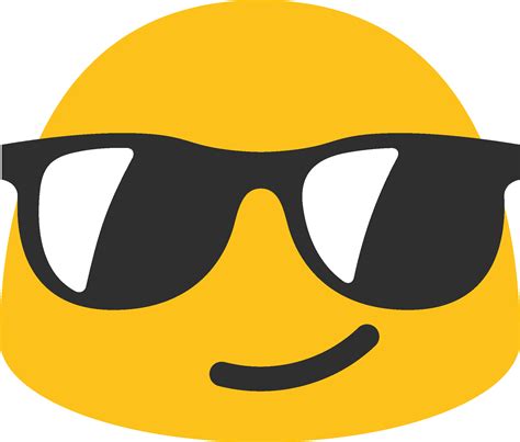 Smile With Glasses Emoji Logo Vector Ai Png Svg Eps Free Download