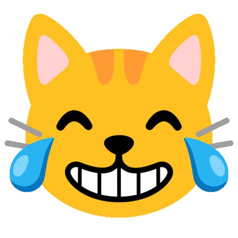 Gato Llorando De Risa Emoji