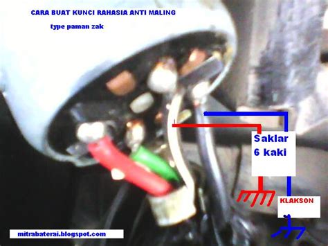 SOLUSI BATTERY Cara Mudah Buat Kunci Rahasia Motor Anti Maling